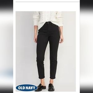 NWT Old Navy black straight leg jeans